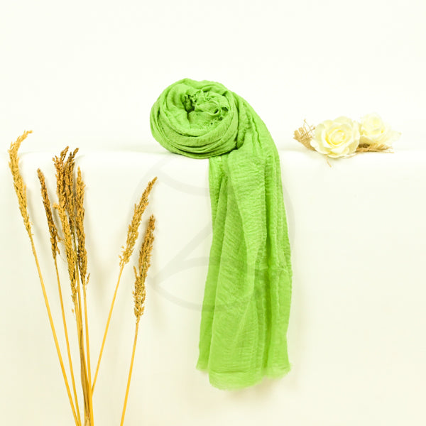 Apple Green - Crimps Hijab